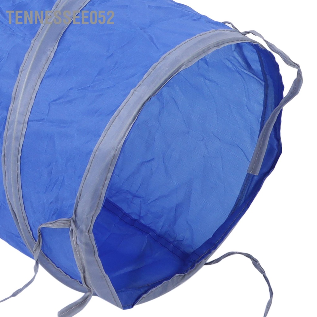 Tennessee052 Đồ chơi đường hầm tương tác Polyester có thể gập lại dành cho mèo với bóng treo Thỏ con chó