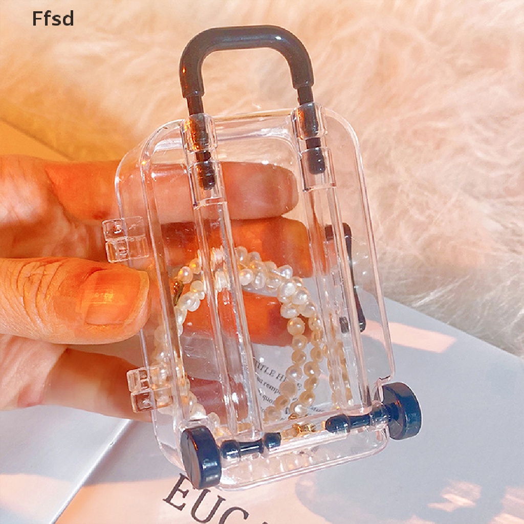 Hộp đựng trang sức mini kiểu vali độc đáo