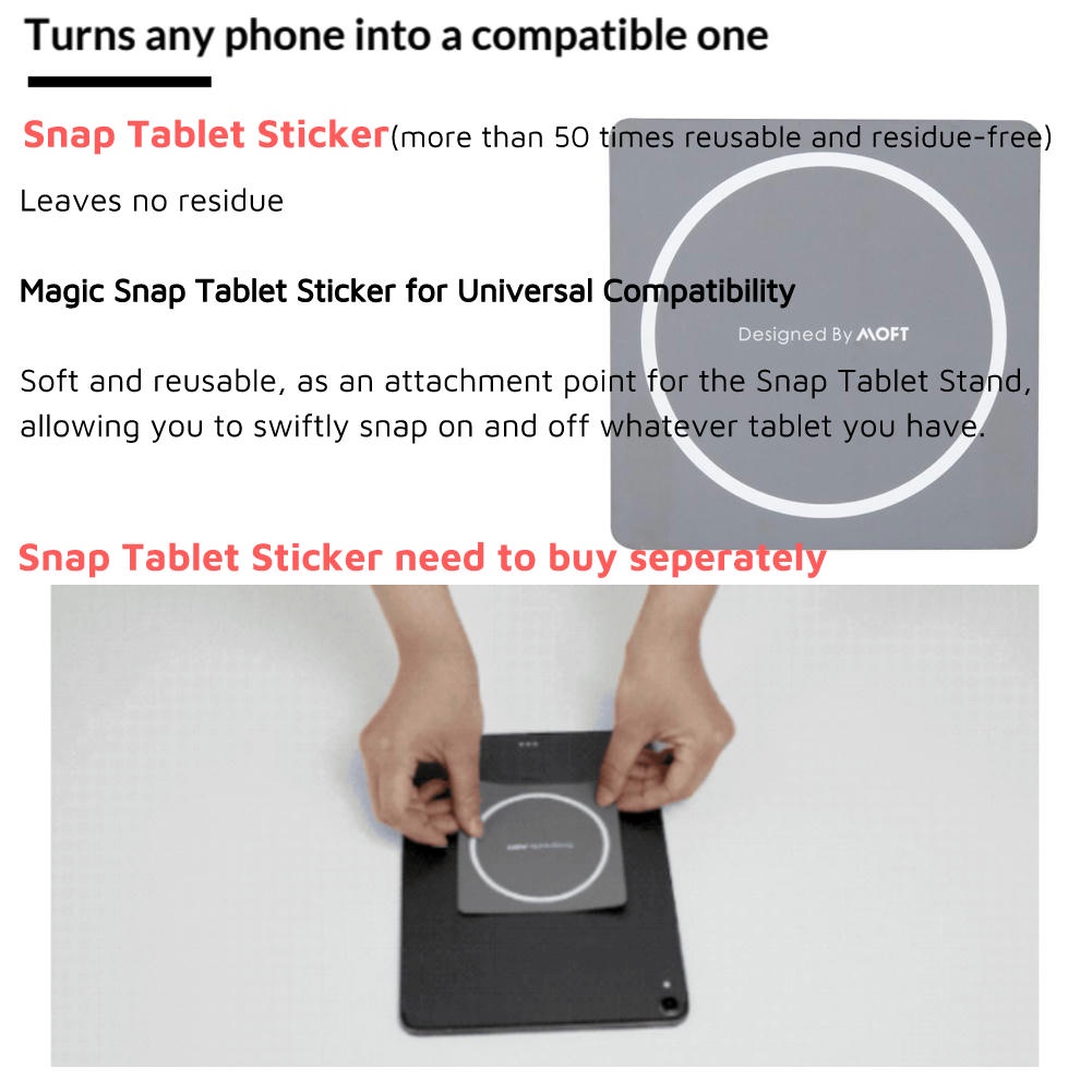 MOFT SNAP Tablet Stand Giá Đỡ Máy Tính Bảng Hít Nam Châm Màn Hình 9.7 "