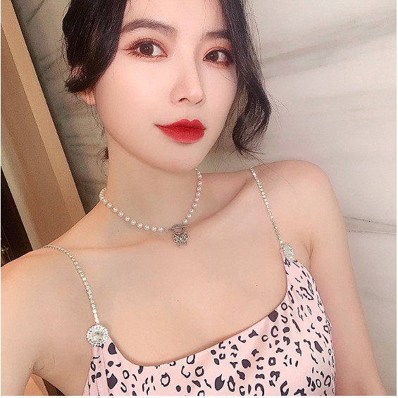 Choker 1 tầng ngọc tiểu thư