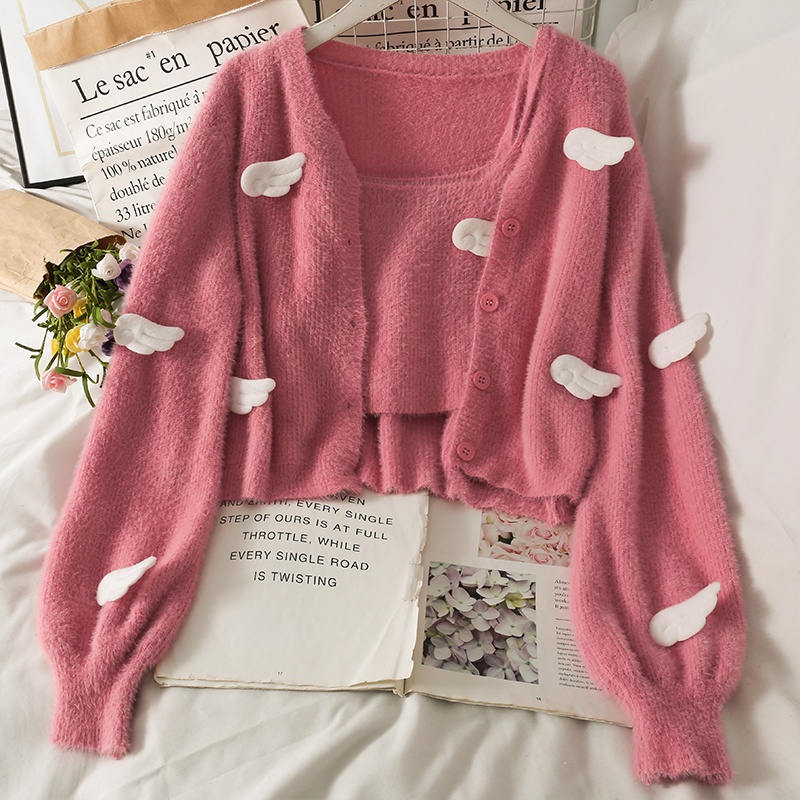 Áo Khoác Lông Nhung Tay Dài Cổ Tròn Dáng Rộng Thời Trang Mùa Thu Cho Nữ