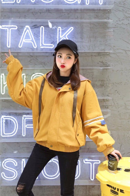 Áo khoác kaki dây-hình thật M02 | BigBuy360 - bigbuy360.vn