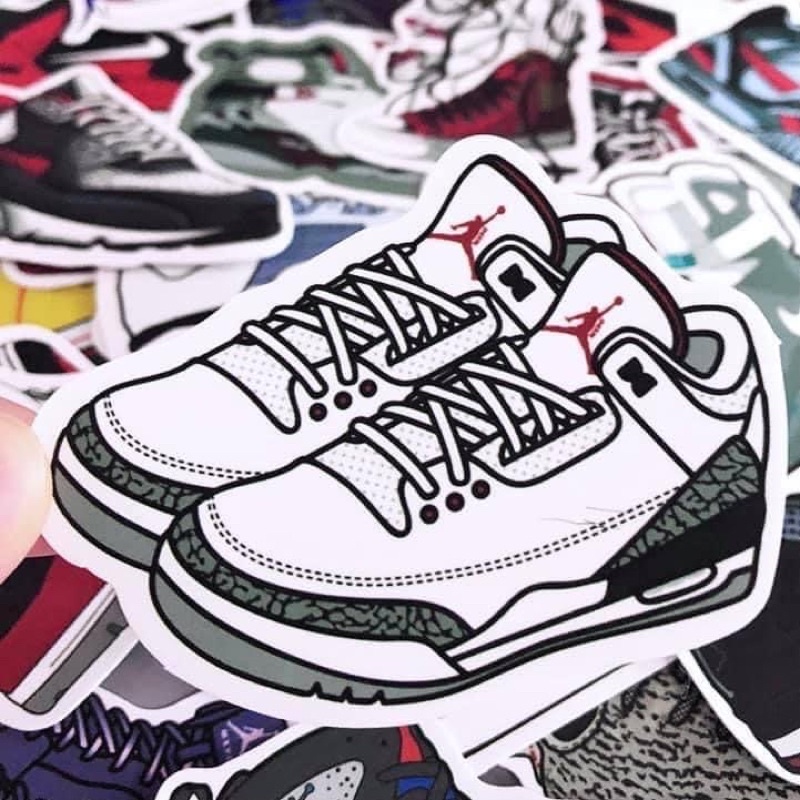Set 50 Sticker Sneaker