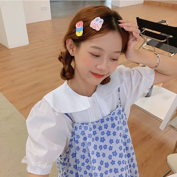Kẹp tóc hình gấu / thỏ dễ thương ngọt ngào phong cách hàn quốc cho bé gái