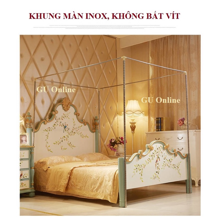 Màn khung Inox không khoan tường -MIỄN PHÍ VẬN CHUYỂN