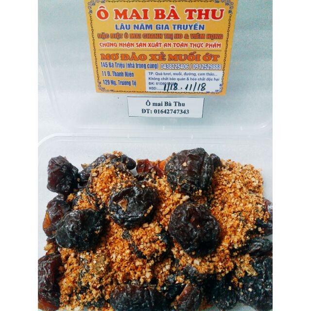 Ô MAI MƠ ĐÀO XẺ MUỐI ỚT + 🎁