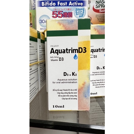 Aquadreim D3.Bổ sung vitamin d3k2 mk7 giúp tăng hấp thu canxi xương răng chắc khỏe,giảm còi xương,phát triển chiều cao