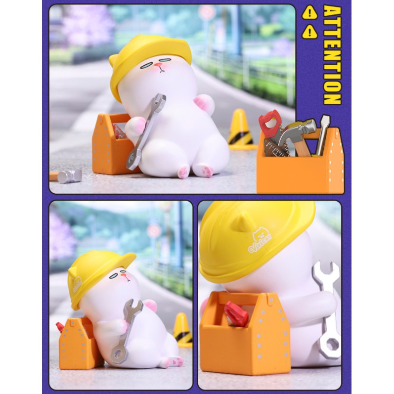 Mũ Bảo Hiểm Lười Biếng Sống Động Hộp Mù