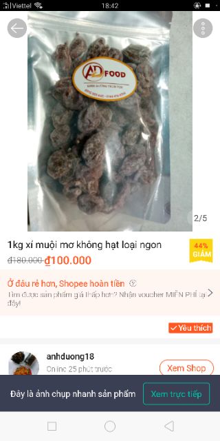 [Mã 12FMCGSALE1 giảm 10% đơn 250K] 500g xí muội mơ không hạt loại ngon