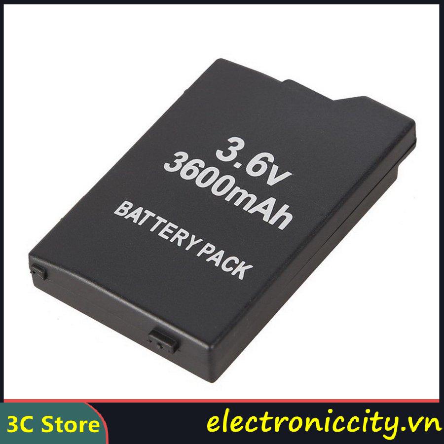 ⚡ELE⚡Pin cho PSP 1000 2000 3000 Cao Cấp Thay thế Bộ pin mở rộng mỏng thay thế Nắp cửa cho pin Psp 2000 3000