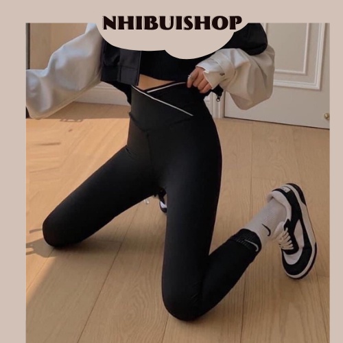 Quần legging cạp chéo co giãn CEN FASHION