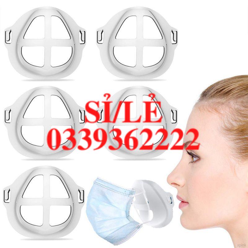 Set 5 khung đỡ 3D hỗ trợ đeo khẩu trang tiện dụng cao cấp