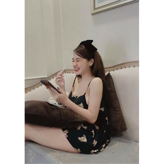 Set ngủ mặc nhà 2 dây