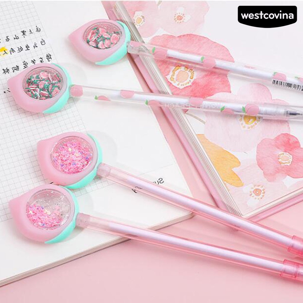 [Hot]✍Set 2 Bút Bi Mực Gel Ngòi 0.38mm Dễ Thương