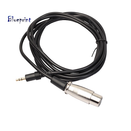 ★Dây Cáp Âm Thanh 10Ft 1 / 8 Inch 3.5mm Male Sang XLR 3 Pin Female Cho Micro