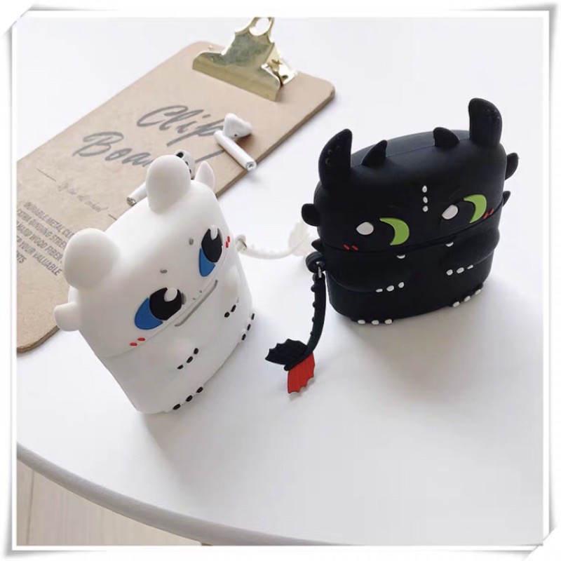 VỎ BAO ĐỰNG AIRPODS 1/2/PRO HÌNH RỒNG CUTE | Tattyhouse |