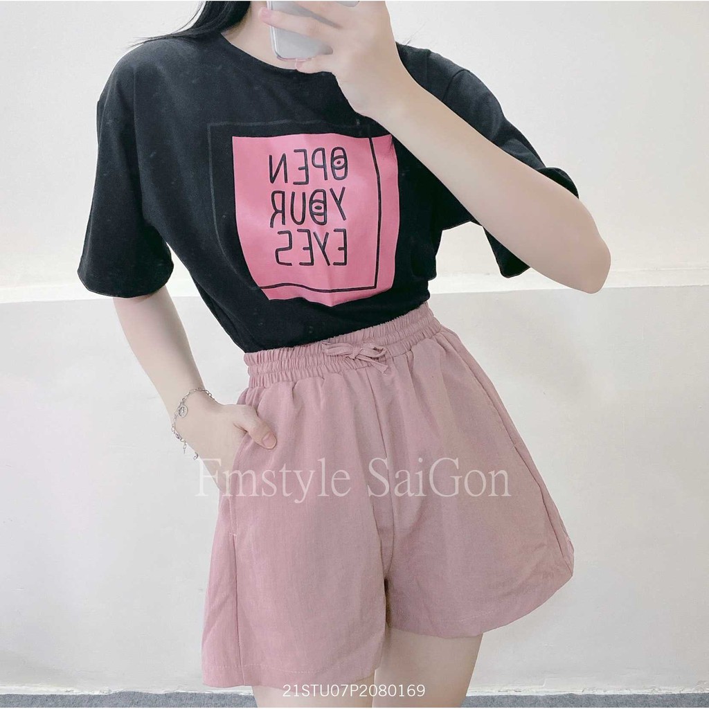 Quần short đũi dây rút VM STYLE ulzzang thời trang 30_ 22STU04P22101 | BigBuy360 - bigbuy360.vn