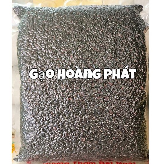 Gạo Lứt Đen Dẻo Điện Biên Túi 5kg.(Hút Chân Không).