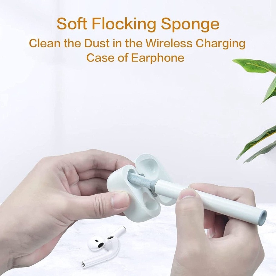 Bộ Dụng Cụ Vệ Sinh Tai Nghe Bluetooth Airpods Pro 1 2 Cho IPhone Xiaomi Huawei Samsung