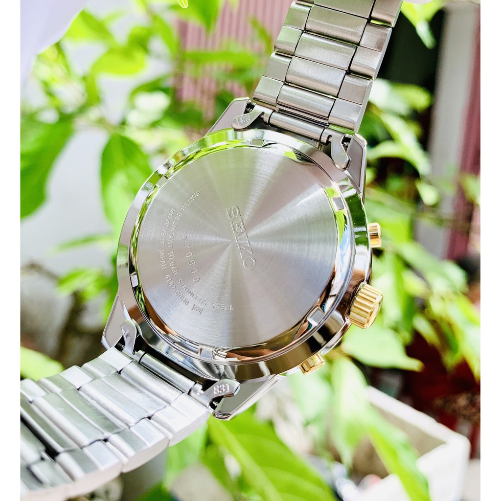 Đồng hồ nam Seiko Chronograp SKS565P1 - Máy Quartz Pin - Kính cứng