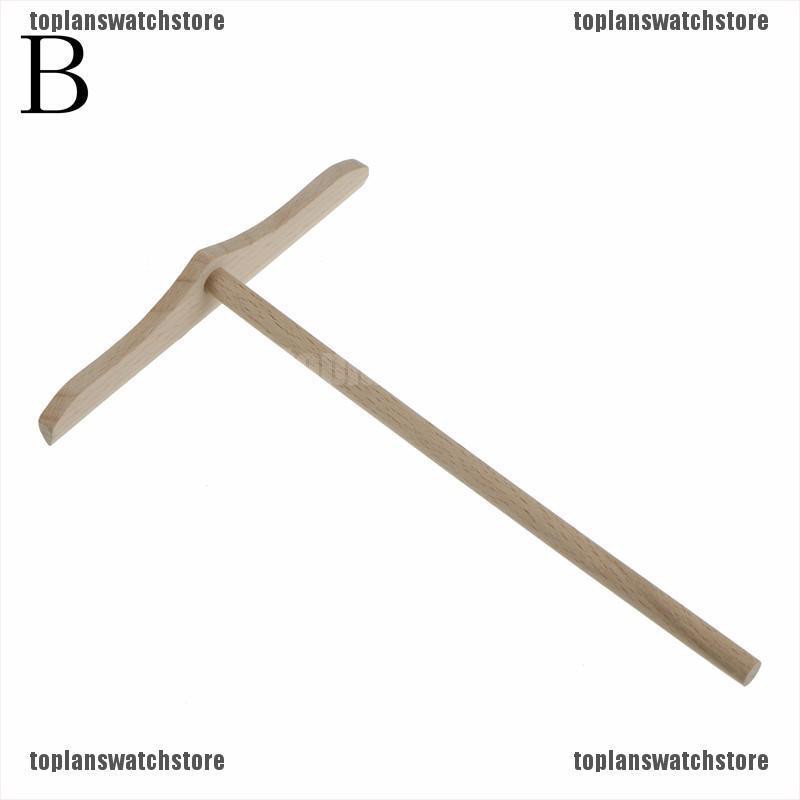 [COD Tope] Máy Làm Bánh Pancake Bằng Gỗ Crepe Tortilla Rake