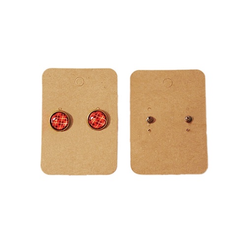 Set 100 Thẻ Treo Trưng Bày Bông Tai Trang Sức 25x35mm