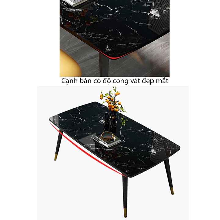 Bàn ăn mặt vân đá sang trọng, hiện đại BGA001-BGA002 | BigBuy360 - bigbuy360.vn
