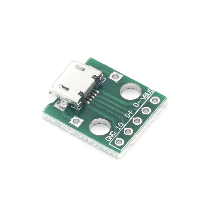 Bảng Mạch Chủ Pcb Loại B Usb-01 Có Công Tắc Chuyển Đổi Từ Cổng Micro Usb Sang Cổng Dip 5pin