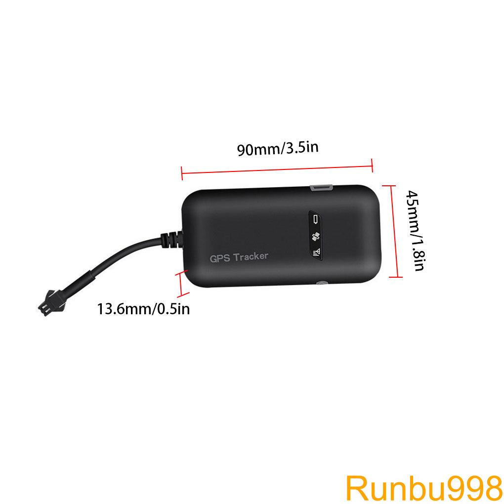 Runbu-GT02A Electric Car Motorcycle Tracker Locator Positioner GPS/GSM Tracking System 9-36V DC