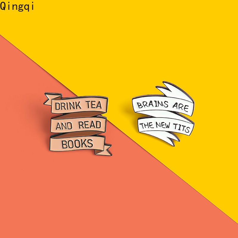 Ghim cài áo MISS ZOE thiết kế khắc chữ kiểu dáng độc đáo