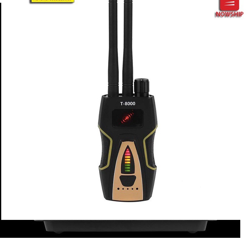 Máy Dò Detector T8000: chuyên dò Phát Hiện Theo Dõi Camera, GPS, Định Vị Detector T8000