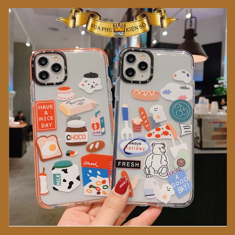 Ốp iPhone - Ốp lưng iPhone Trong Hình Đồ Ăn Cho ip6/6s/6plus/6splus/7plus/8plus/X/Xs/Xsmax/11/11pro/11promax | BigBuy360 - bigbuy360.vn