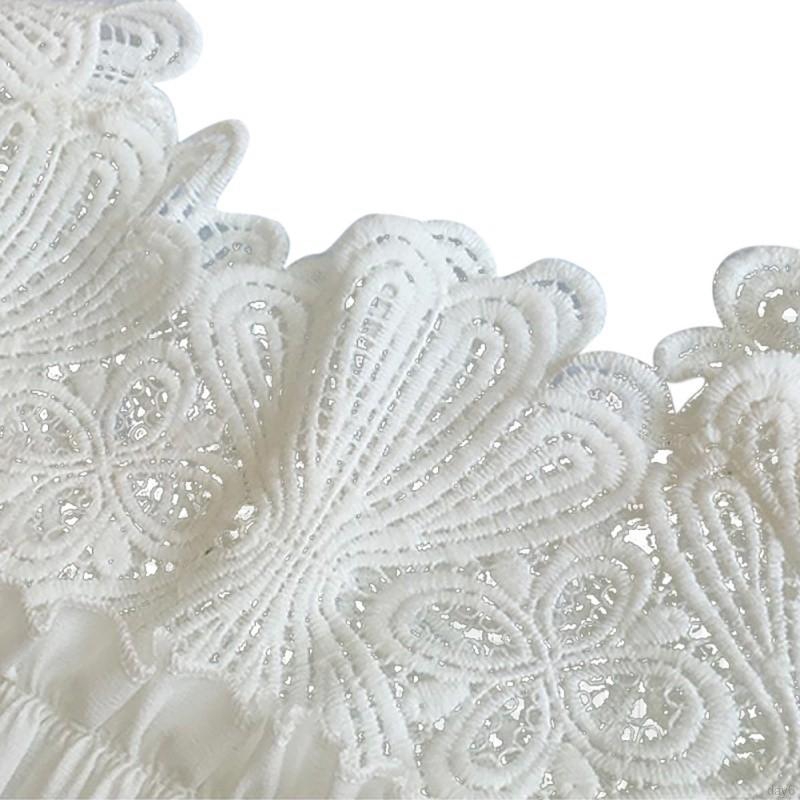 Áo voan tay phồng phối ren xinh xắn cho nữ