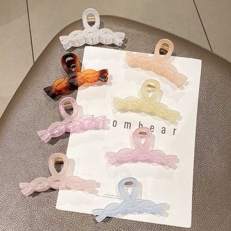 Kẹp tóc càng cua kích thước lớn màu sắc độc đáo thời trang dành cho nữ