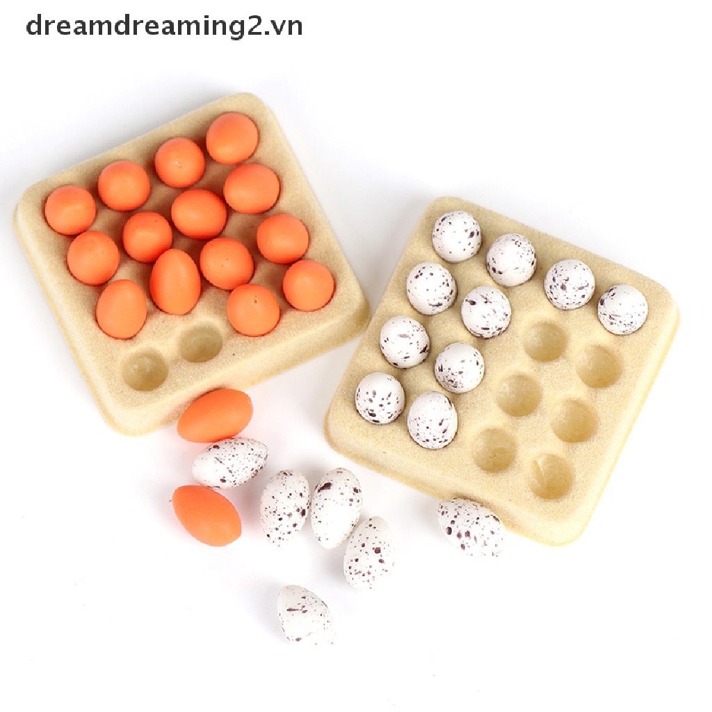 Set 16 Quả Trứng Đồ Chơi mini Tỉ Lệ 1: 12 Cho Bé