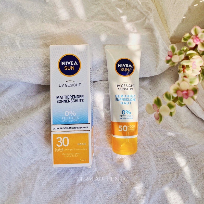 Kem Chống Nắng Nivea Sun Chống Lão hoá và Sạm da, ngăn ngừa Nám và Cháy nắng (ảnh thật shop tự chụp,hàng auth có bill ạ)