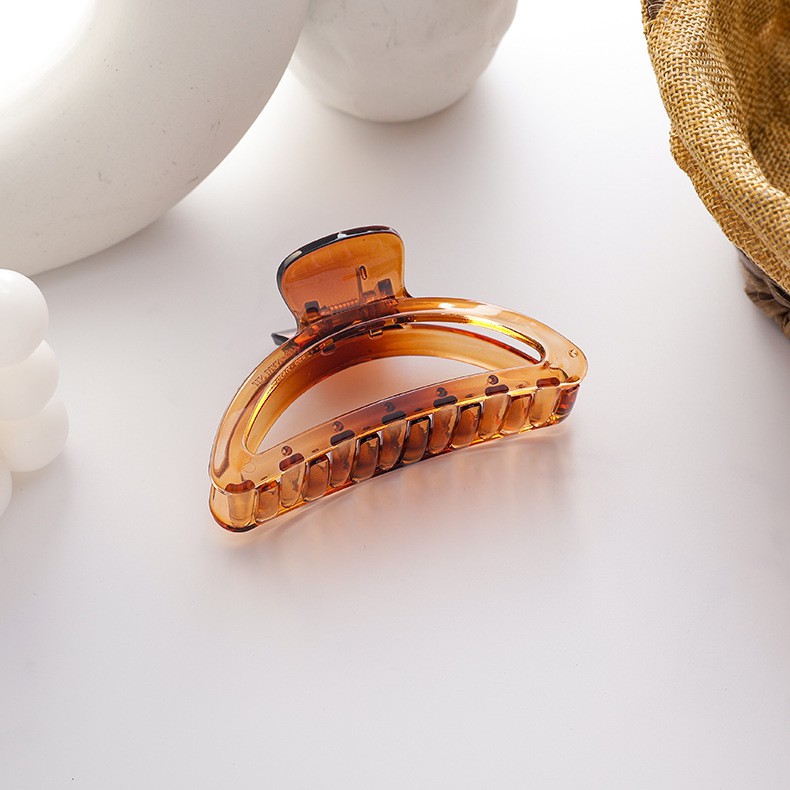 Kẹp Tóc Càng Cua NOVSET Kẹp Tóc Hàn Quốc Chất Liệu Nhựa Bóng Cao Cấp #3 TRONG