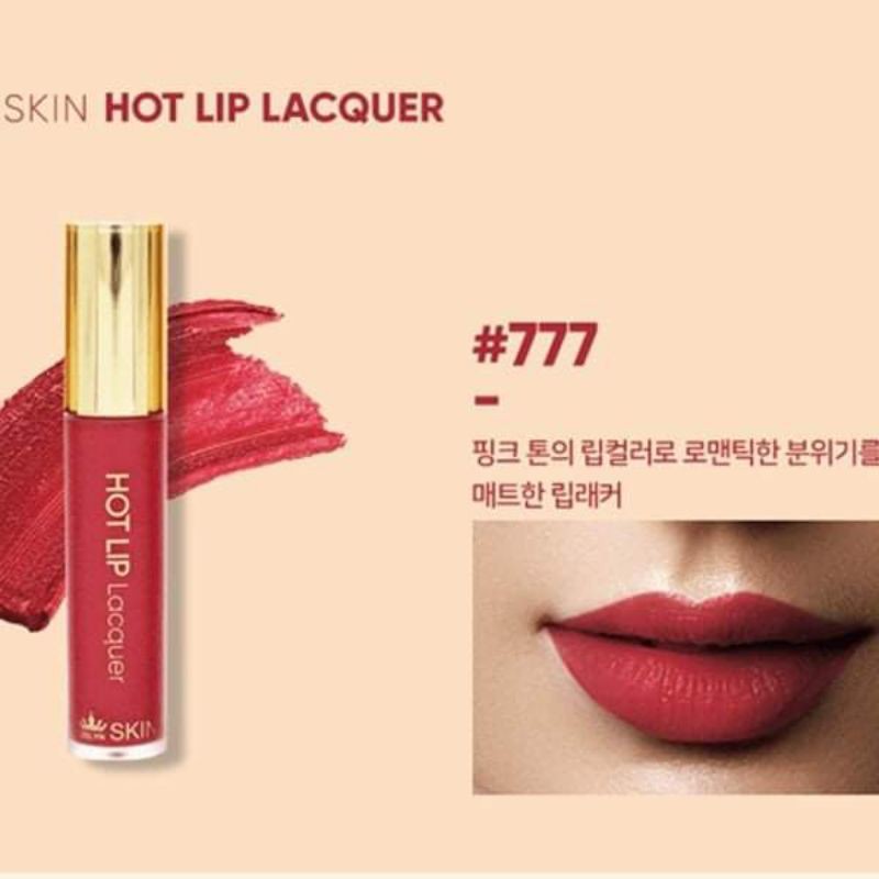 Son kem lì Hot lip lacquer zelyn skin