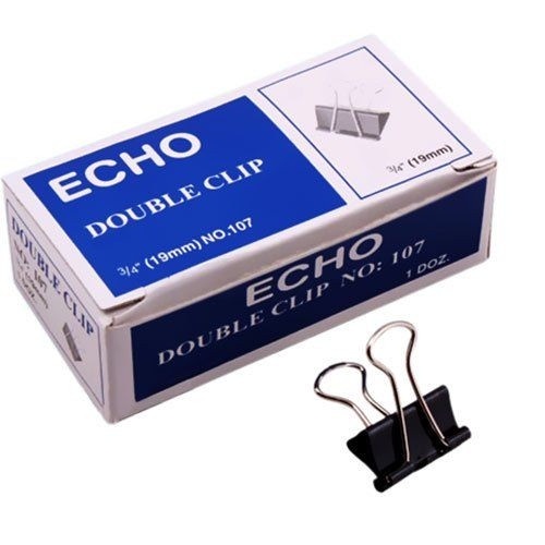 Kẹp bướm đen  ECHO / SLECHO , Kẹp giấy các cỡ 15mm / 19mm / 25mm / 41mm