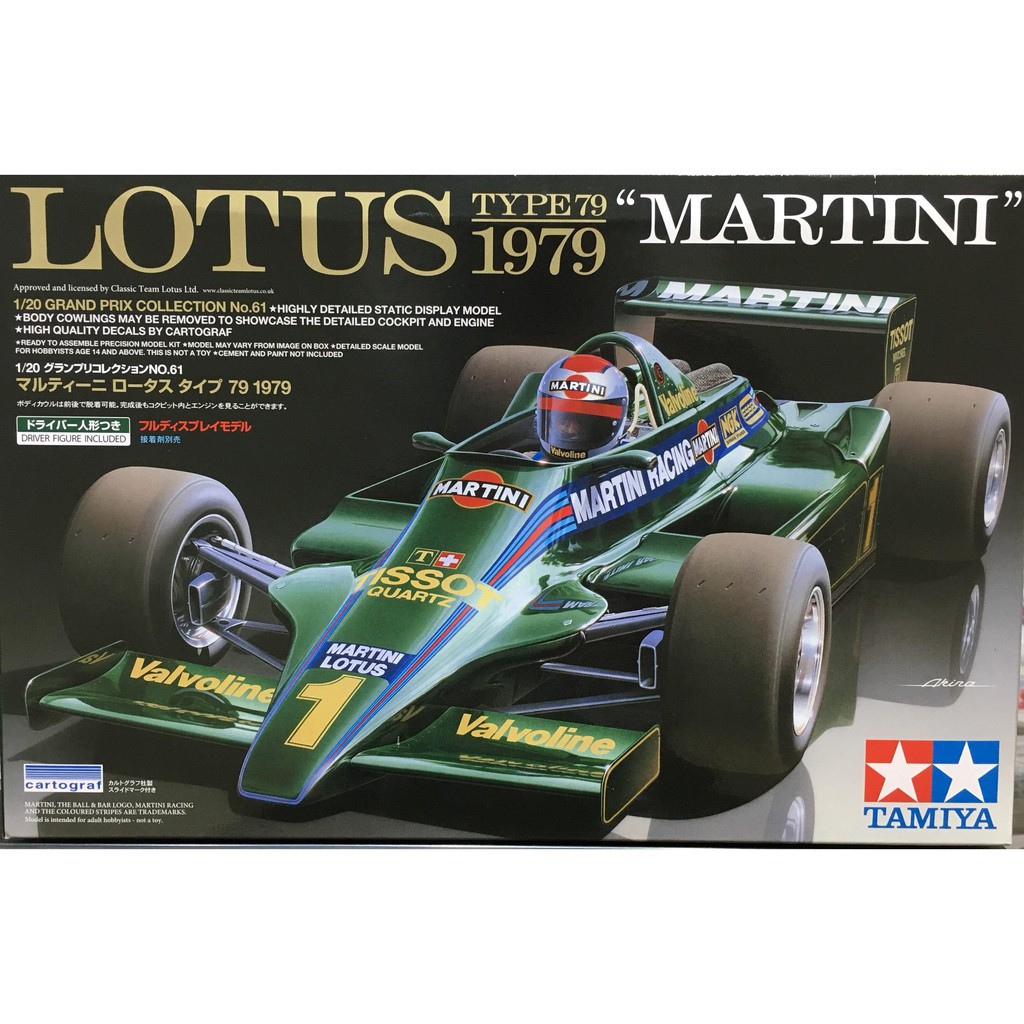 20061 Mô hình ô tô LOTUS TYPE 79 1979 &quot;MARTINI&quot;  - GDC