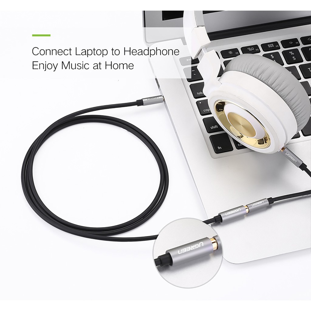 Cáp Nối Dài Audio 3.5mm Cao Cấp Ugreen AV118 | Không hỗ trợ Mic