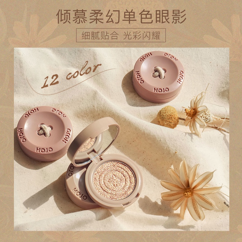 Bảng Phấn Mắt HOJO Chống Thấm Nước Màu Sắc Long Lanh Mịn Màng Không Thấm Nước NO.8127