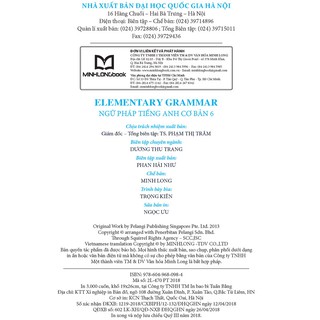 Elementary Grammar - Ngữ Pháp Tiếng Anh Cơ Bản Dành Cho Học Sinh (Workbook 6)