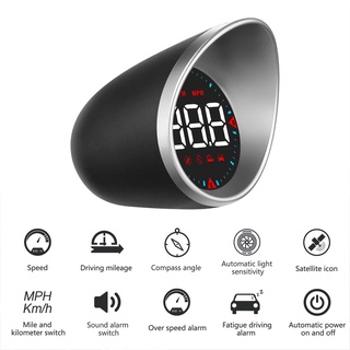 Máy đo tốc độ hud có màn hình hiển thị kỹ thuật số cho xe hơi xe tải xe máy tàu t 6