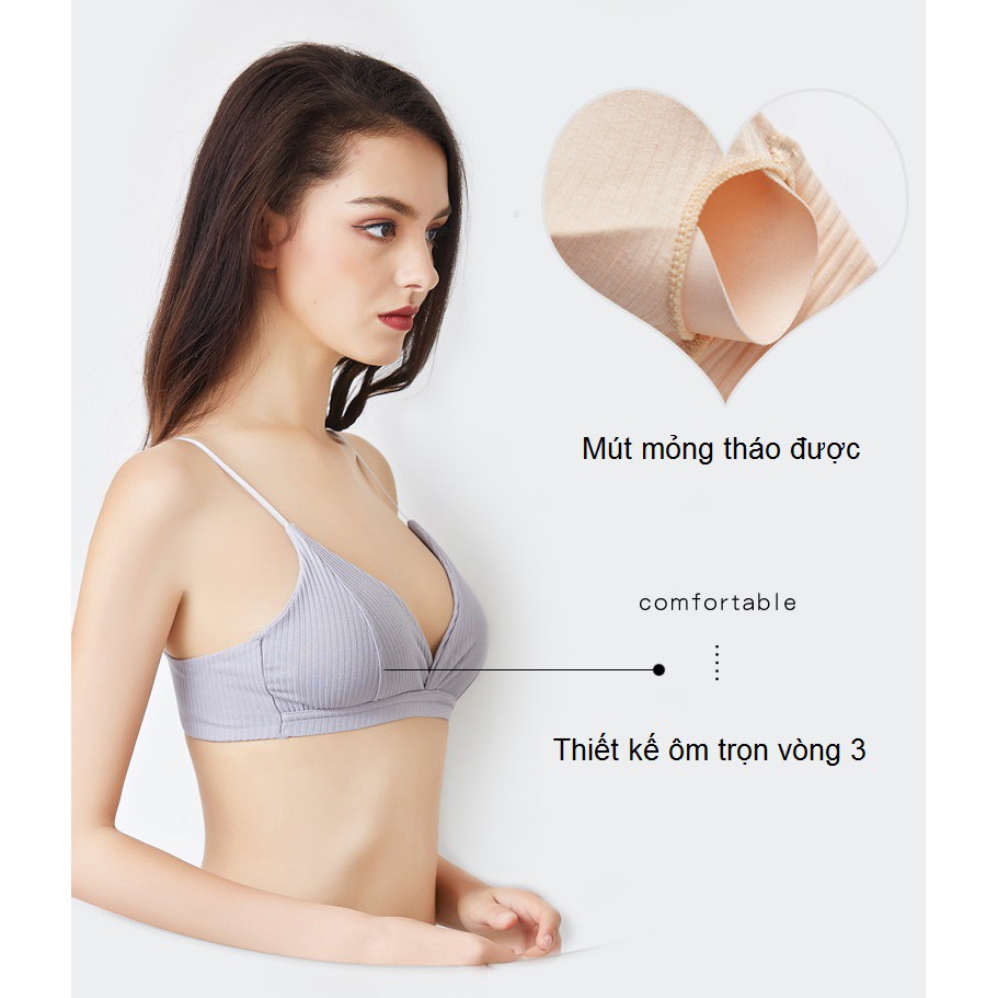 Áo Lót Bralette thun gân AL11_NuciFera