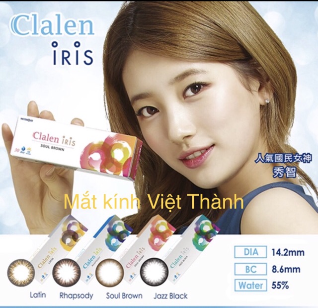 giá 1 cặp Lens 1 ngày MÀU ĐEN có đủ độ chính hãng Hàn Quốc kính áp tròng 1 day 1 tuần MÀU ĐEN