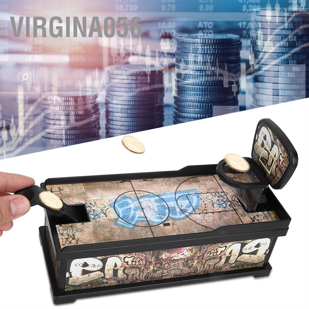Virgina056 Basketball Coin Shooting Money Saving Bank Box Kids Toy Gift Desktop Game