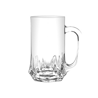 Bộ 6 Ly Thủy Tinh Quai Cầm Kiểu Đáy 325ml