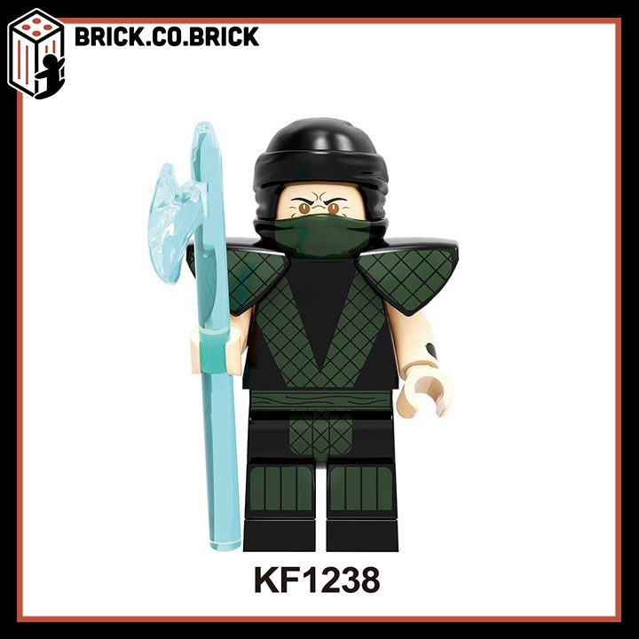 Mortal Kombat Đồ Chơi Lắp Ráp Non LEGO Mô Hình Minifigure Johnny Cage Sub-Zero Shao Kahn Reptile Goro KF6102