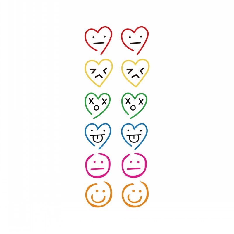 [Hàng mới về] Tờ hình xăm dán chống nước nhiều màu sắc thiết kế dễ thương cho nam và nữ